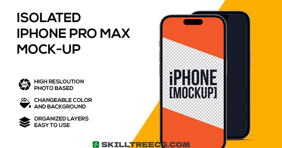 iphone 14 Pro max mockup（900481）-技能树